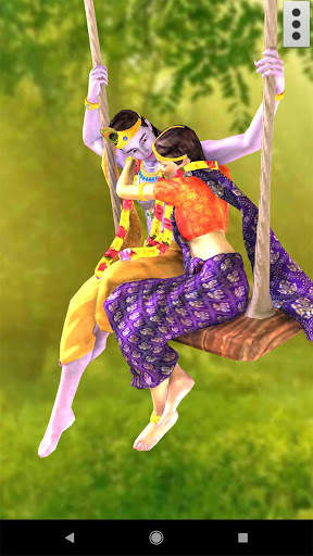 3D Radha Krishna Jhulan Live Wallpaper screenshot 6