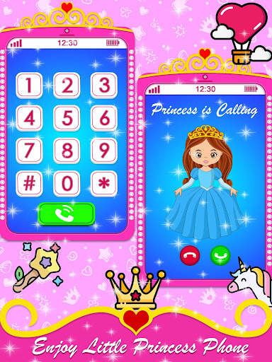 Baby Princess Phone - Princess Baby Phone Games screenshot 1