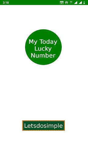 My Today Lucky Number screenshot 1