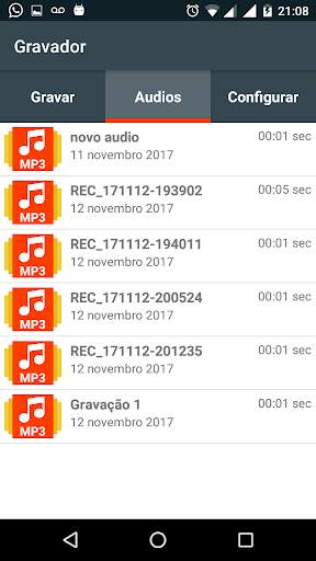 Gravador de Voz screenshot 3