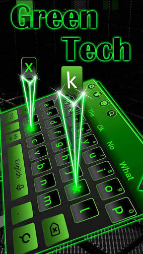 Black Green Tech keyboard screenshot 2