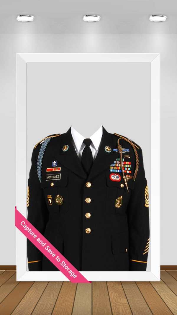 Navy Photo Suit Maker screenshot 1