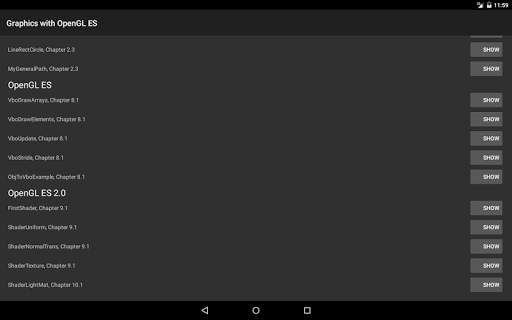 Graphics with OpenGL ES скриншот 9