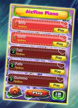 FEFE 6IX9INE Piano Game screenshot 1