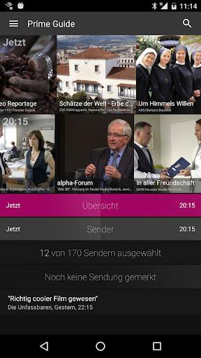 Prime Guide TV Programm screenshot 1
