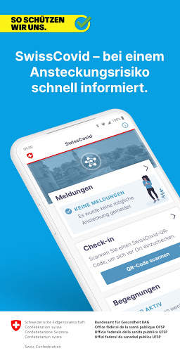 SwissCovid screenshot 1