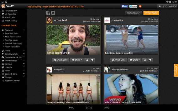PypeTV YouTube Discovery screenshot 9