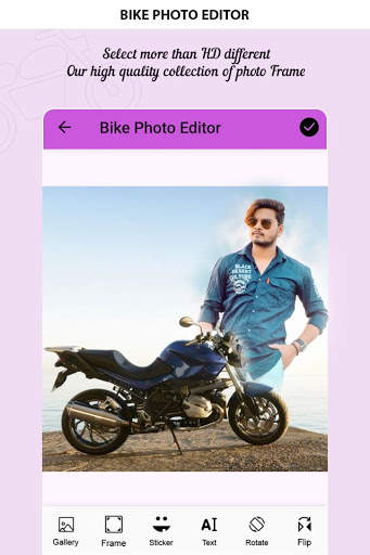 Bike Photo Editor-Photo Frame 2020 screenshot 7