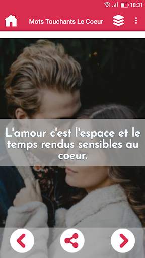 Mots Touchants Le Coeur screenshot 5
