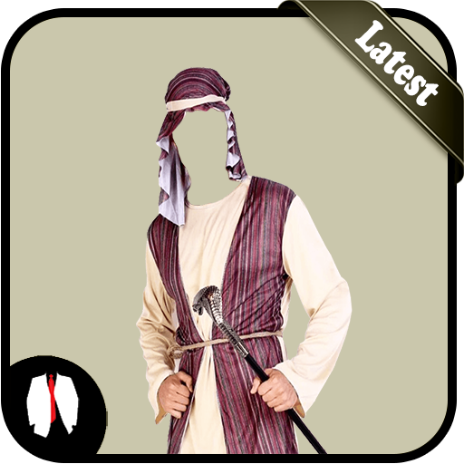 Arab Man Photo Suit icon