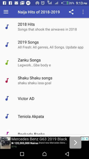 Naija Music Hits 2018/2019 screenshot 3