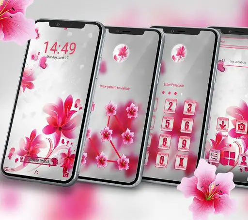 Soft Flower Launcher Theme screenshot 2