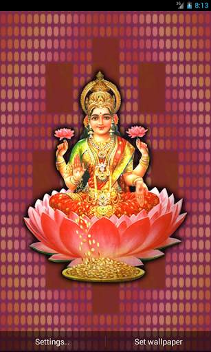 Mata Lakshmi Live Wallpaper screenshot 1