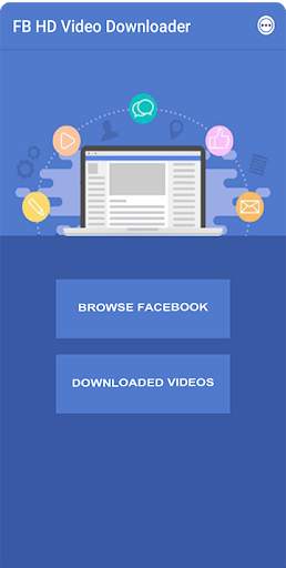 HD Video Downloader for facebook स्क्रीनशॉट 1