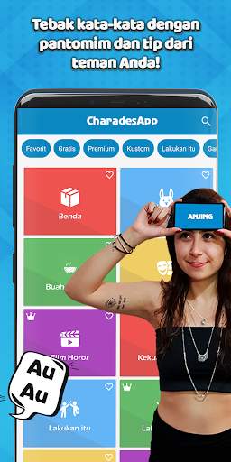 CharadesApp - Ponsel di dahi!  screenshot 1