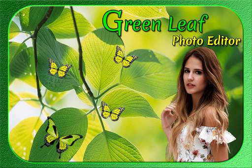 Green Leaf Photo Editor 3 تصوير الشاشة