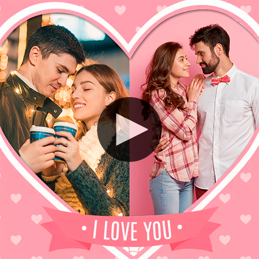 Love video maker with music icon