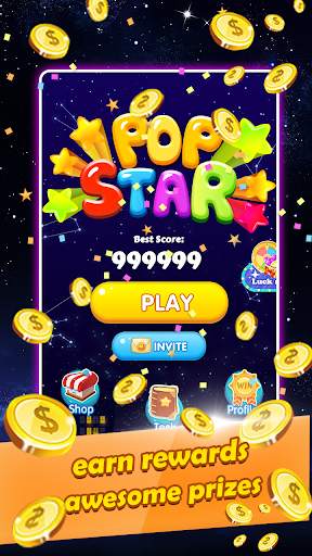 Pop Magic Star - Free Rewards screenshot 1