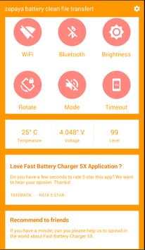 Zapaya battery clean file transfert screenshot 2