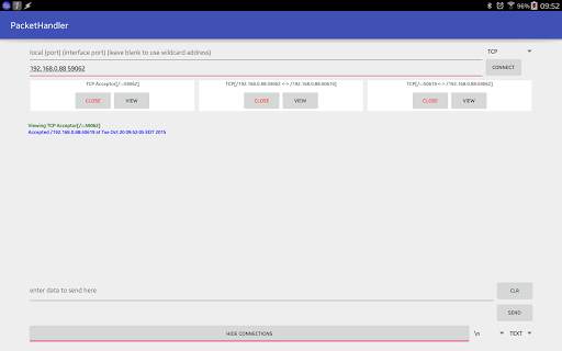 TCP UDP Packet Handler screenshot 5