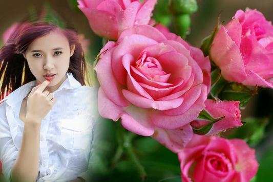 Pink Rose Photo Frame 2 تصوير الشاشة