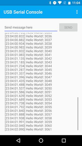 USB Serial Console скриншот 2