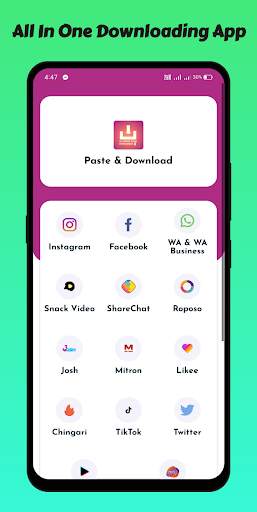 Paste & Download-All Social Video Downloader screenshot 2