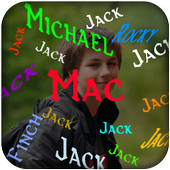 My Name animation screen LWP icon