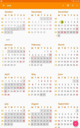 aCalendar - a calendar app for Android screenshot 13