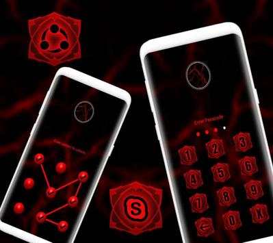 Red Electric Wave Launcher Theme screenshot 5