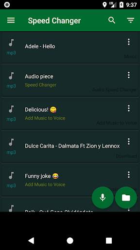 Audio Speed Changer screenshot 1