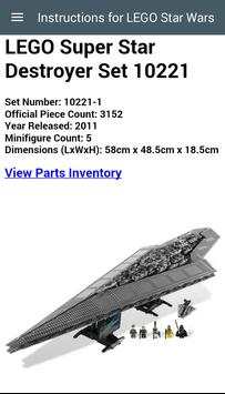 Instructions LEGO® Star Wars screenshot 3