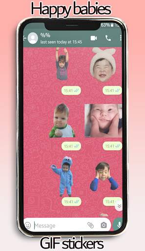 Animated Babies Stickers Maker for WhatsApp screenshot 4