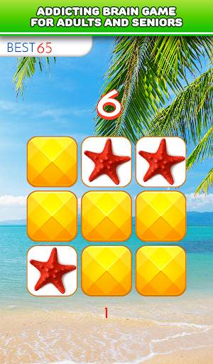Brain game - Memory training - Beach screenshot 6