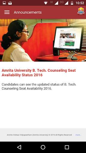 Amrita Vishwa Vidyapeetham screenshot 1