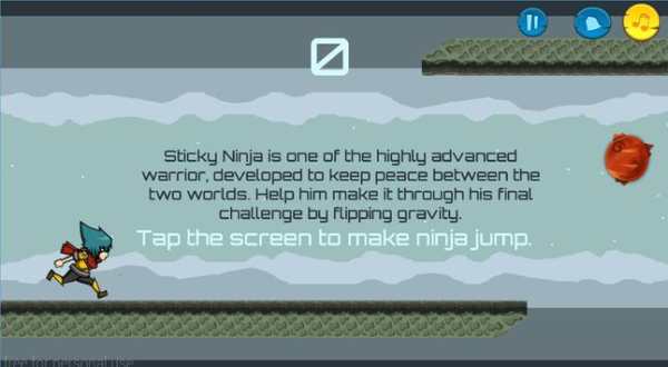 Sticky Ninja Man screenshot 2