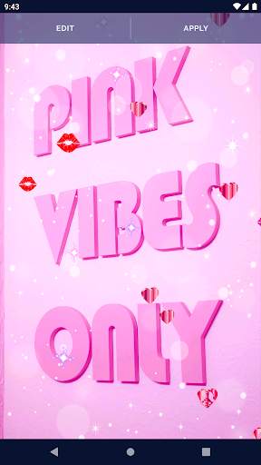 HD Pink Girly Live Wallpaper screenshot 4