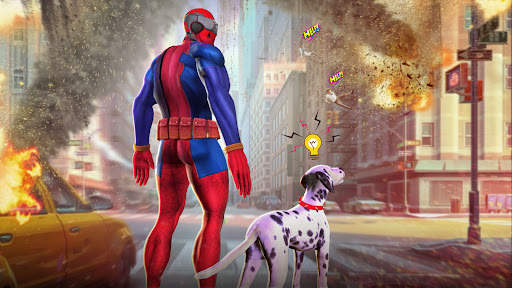 Flying Superhero Robot Games screenshot 8