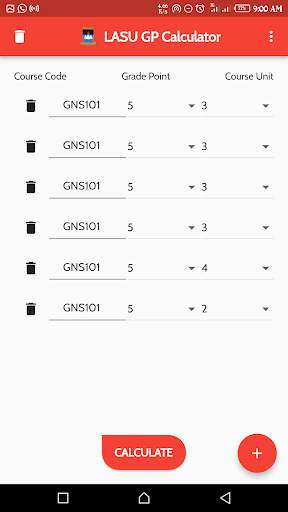 LASU GP Calculator скриншот 3