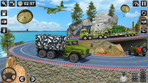 US Truck Driving Army Games screenshot 2