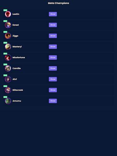 Guide For Lol Mobile Wild Rift screenshot 8