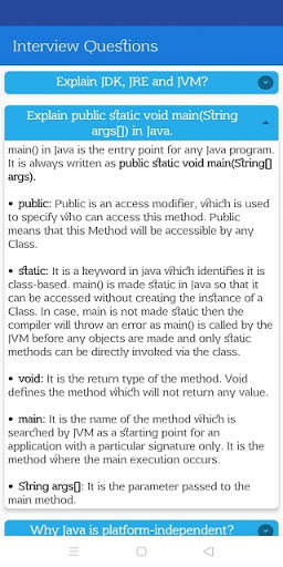 Java Quiz and Programming screenshot 7
