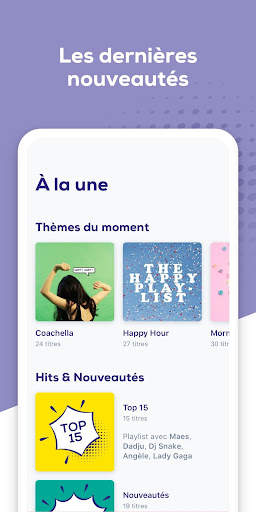 MUSIC La Poste Mobile screenshot 4