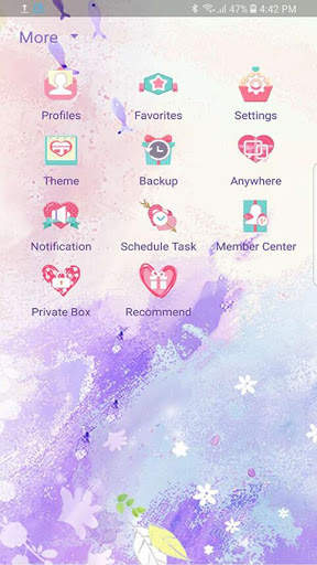 Romantic lover skin for Next SMS screenshot 4