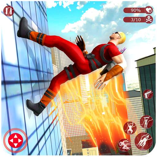 Flying Ninja Super Hero - Rescue Survival Game 3D 1