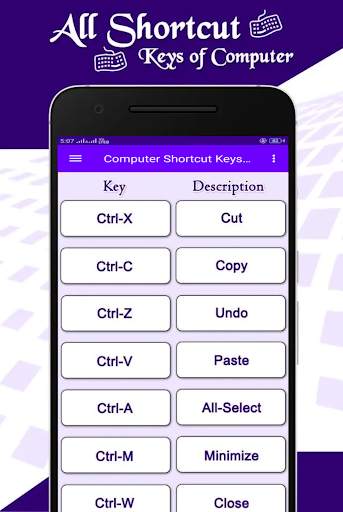 Computer Shortcut Keys Offline 2019 - All Computer screenshot 5