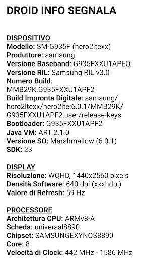 Droid Hardware Info screenshot 3