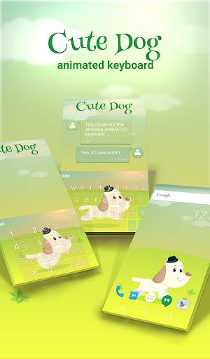 Cute Dog Live Wallpaper Theme screenshot 1