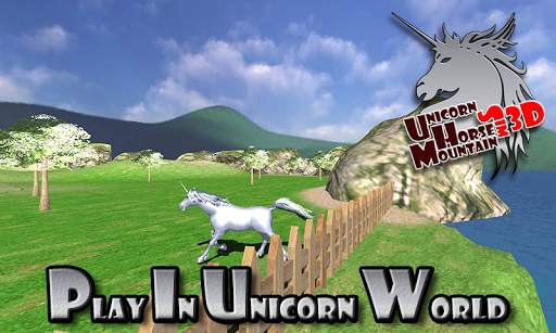 Unicorn Horse Mountain Sim 3D screenshot 2