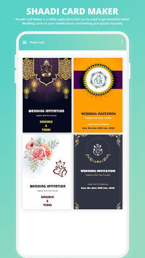 Wedding Invitation Card Maker  - Shaadi Card 2020 скриншот 3